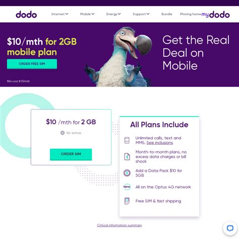 dodo mobile phone|dodo mobile phone plans review.
